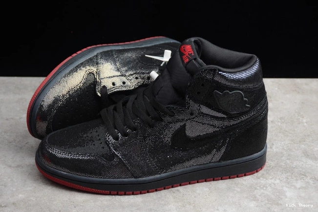 Kick Theory High DC7071-001 Air Retro Black 1 Gym Jordan Red OG 0712